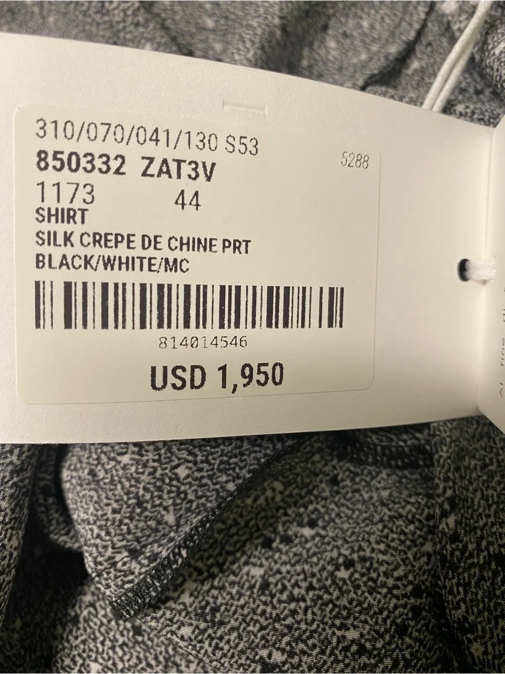 Gucci Men's Button-Down Shirt in Speckled Gray